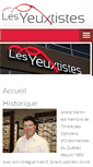 Mobile Screenshot of lesyeuxtistes.com